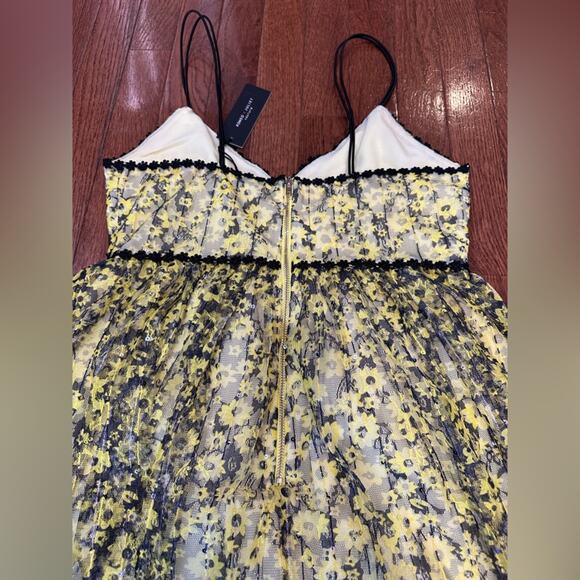 NWT Romeo & Juliet Couture Floral Lace Midi SWEETHEART Dress, Medium FIT & FLARE - Picture 9 of 12